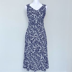 GOAT Grey Printed Fitted Tank Dress